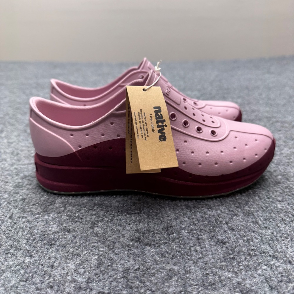Native Robbie Roam Kids Balos Pink Root Red Slip On Sneakers US J2 F0000203-5640